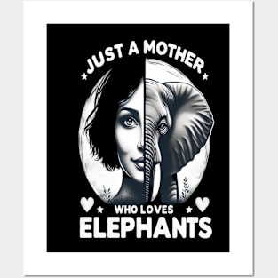 Majestic Fusion: Elephant Woman Posters and Art